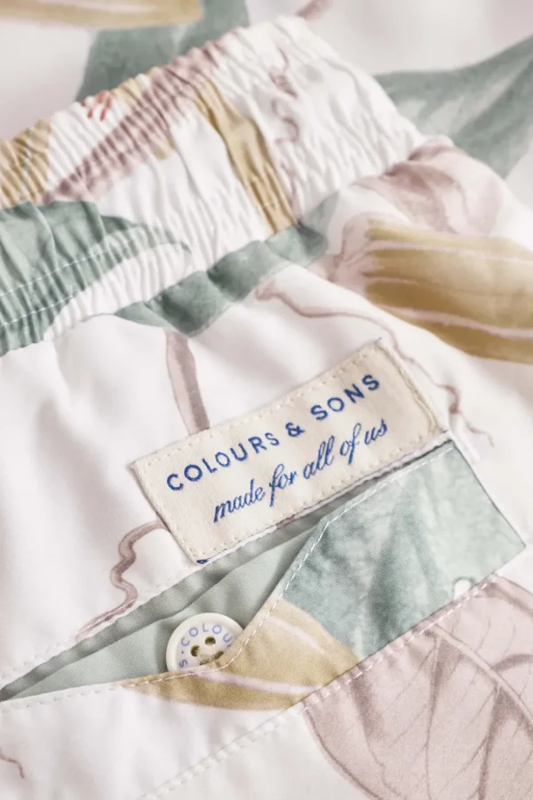 Badehose Printed - Botanical