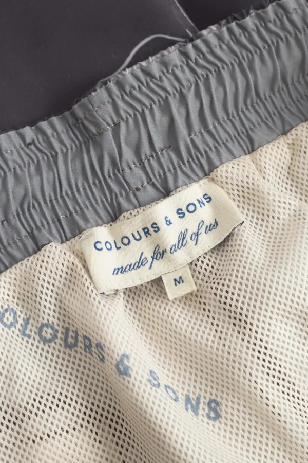 Badehose Printed - Smoke Black