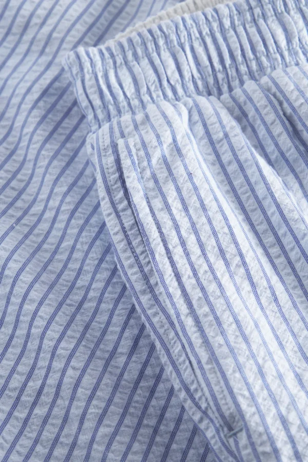 Badehose Seersucker - Denim Stripes