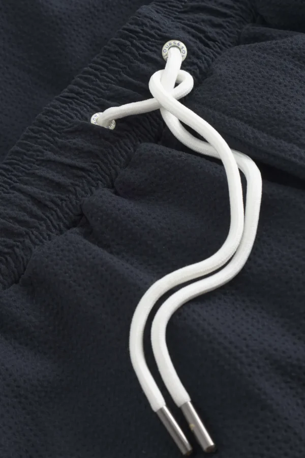 Badehose Seersucker - Navy