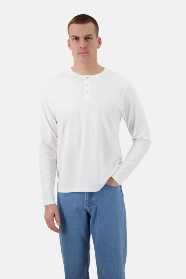 Basic Henley - White