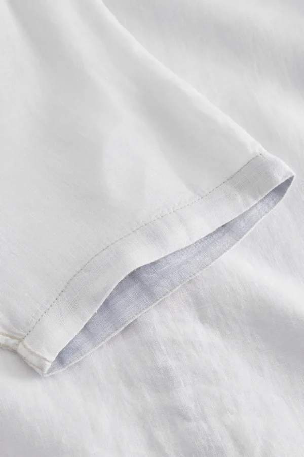 Basic Leinen Hemd - White