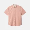Basic Leinen Hemd Kurzarm - Sienna