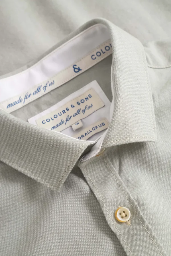 Basic Oxford Hemd - Matcha