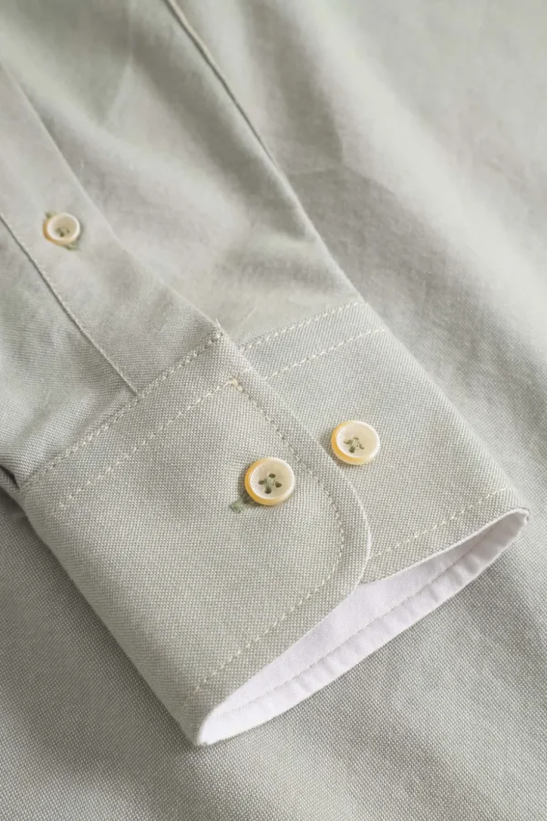 Basic Oxford Hemd - Matcha