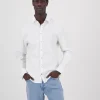 Basic Oxford Hemd - White