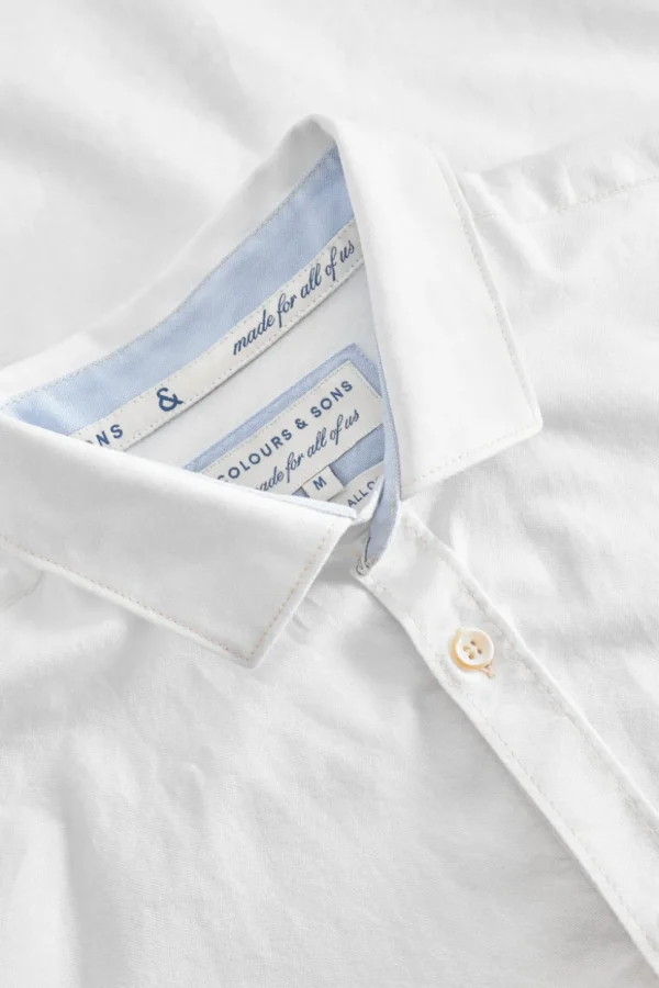 Basic Oxford Hemd - White