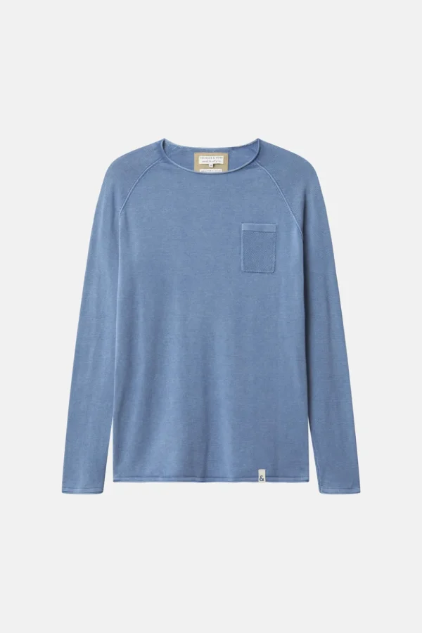 Basic Pullover Pocket - Denim