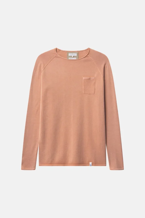 Basic Pullover Pocket - Peach