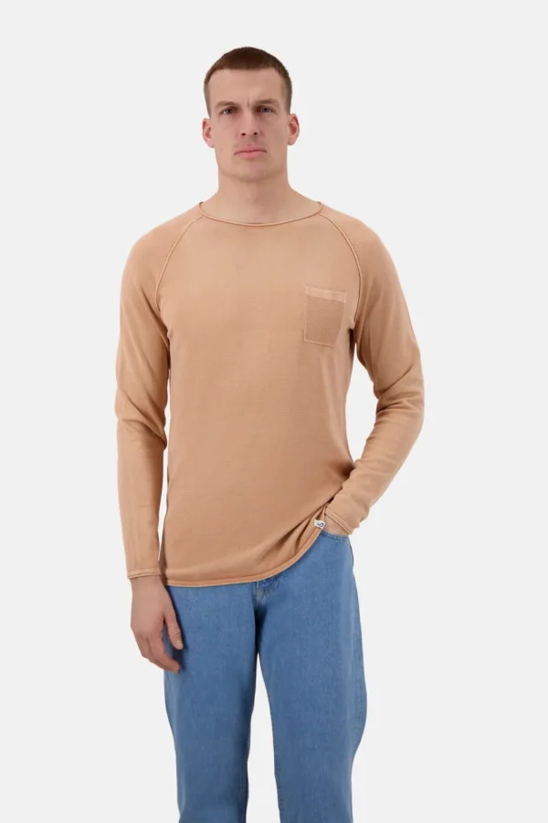 Basic Pullover Pocket - Peach
