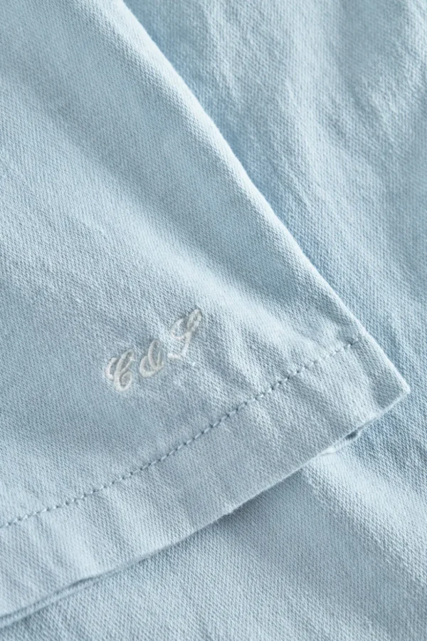 Basic Shorts Leinen Blend - Vintage Blue
