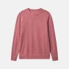 Basic Sweatshirt-washed - Rosewood