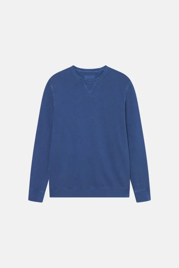 Basic Sweatshirt-washed - Royal