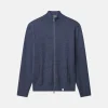 Cardigan Silk-Blend - Navy