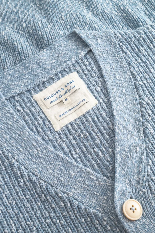 Cardigan Two-Tone - Dove