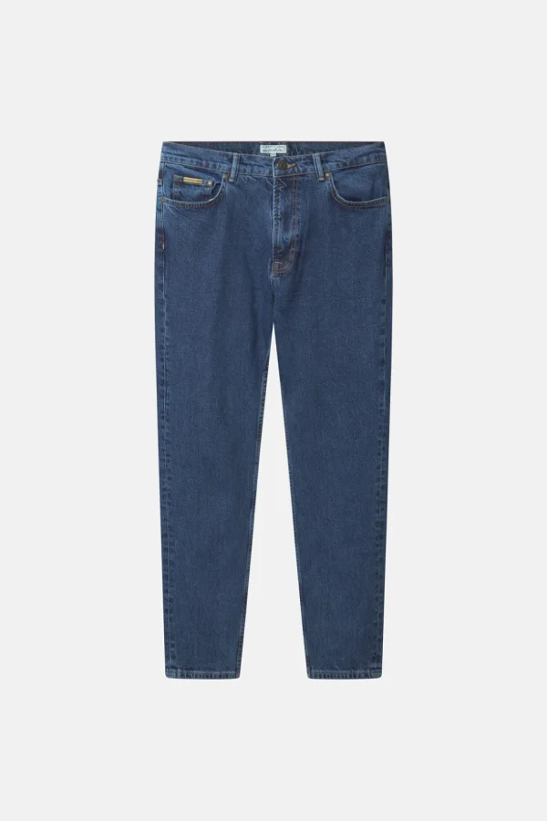 Denim Cropped Stretch - Dark Blue