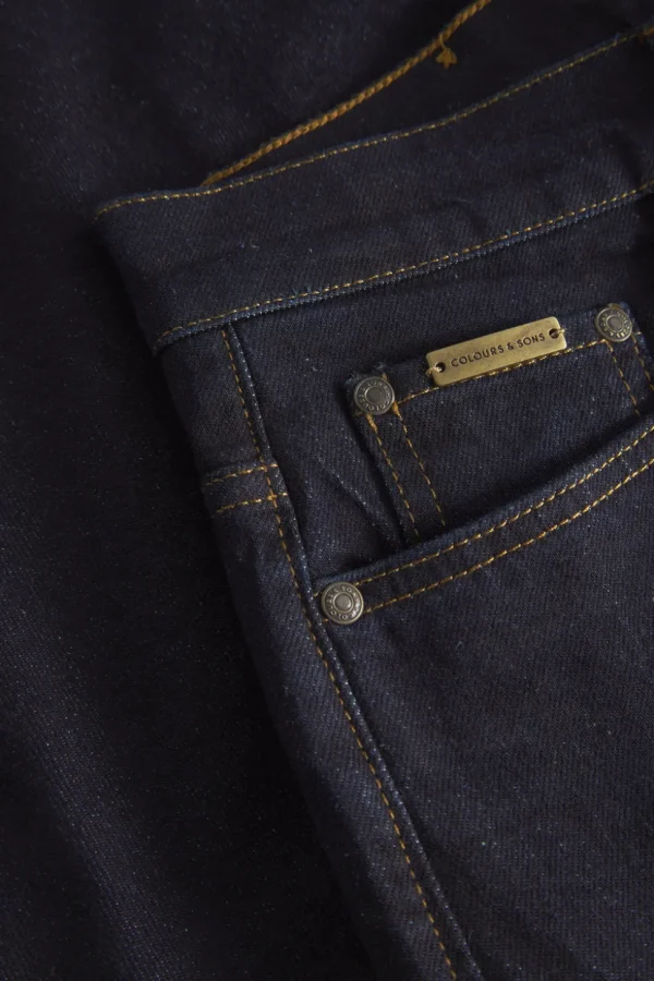 Denim Cropped Stretch - Raw Denim