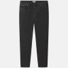 Denim Cropped Stretch - Washed Black