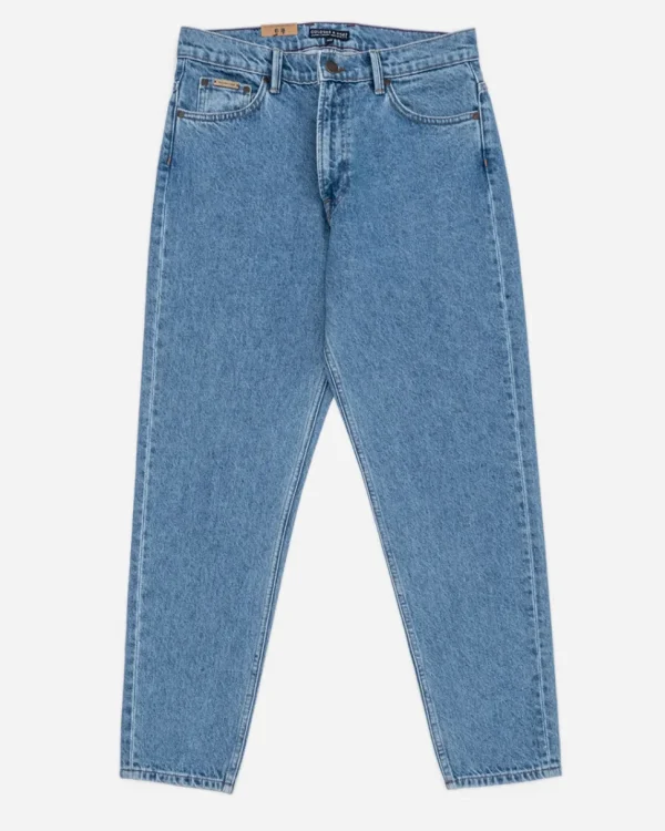 Denim Cropped Stretch - Washed Blue