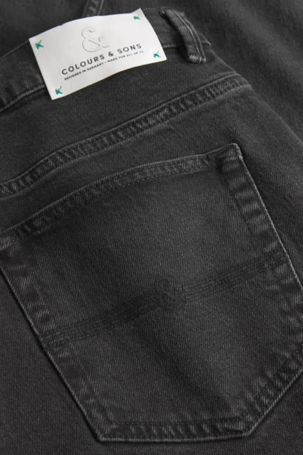 Denim Cropped Stretch - Washed Black