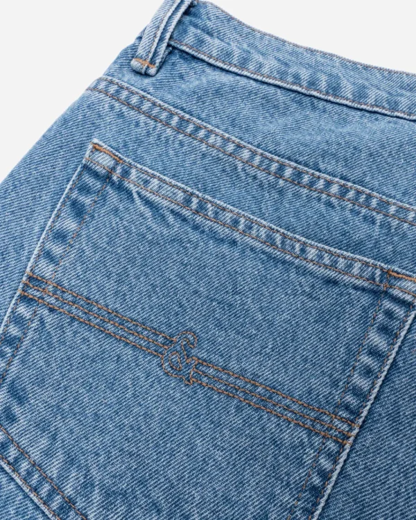 Denim Cropped Stretch - Washed Blue