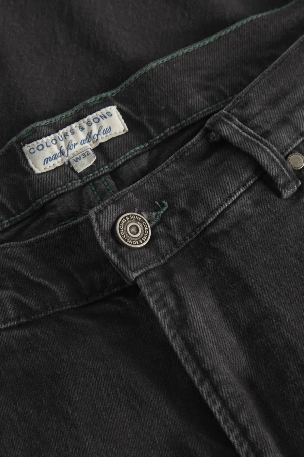 Denim Cropped Stretch - Washed Black