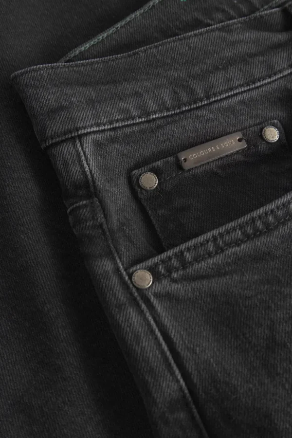 Denim Cropped Stretch - Washed Black