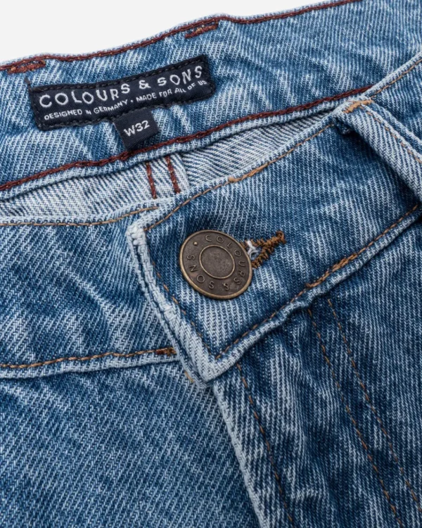 Denim Cropped Stretch - Washed Blue