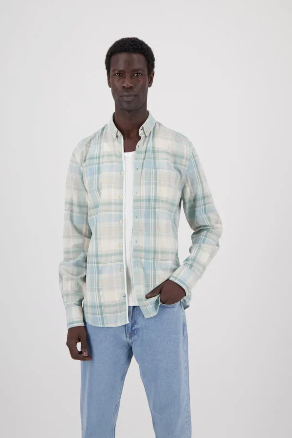 Hemd gemustert - Kimono Check
