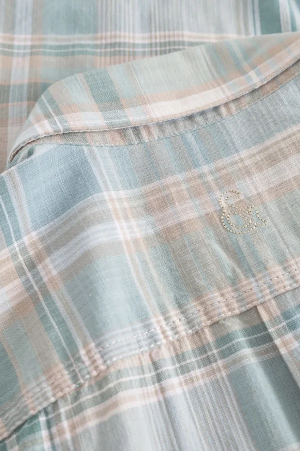 Hemd gemustert - Kimono Check
