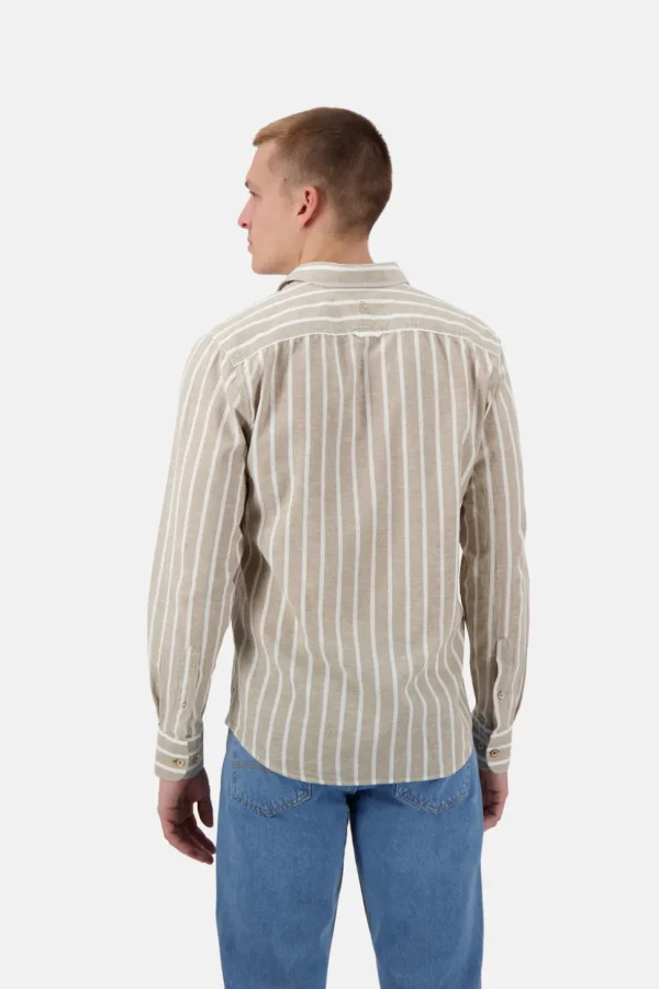 Hemd gestreift Leinenmischung - Tent Stripes
