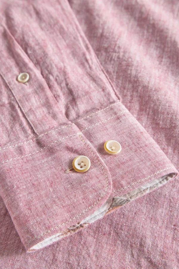 Hemd Leinen Blend - Mauve