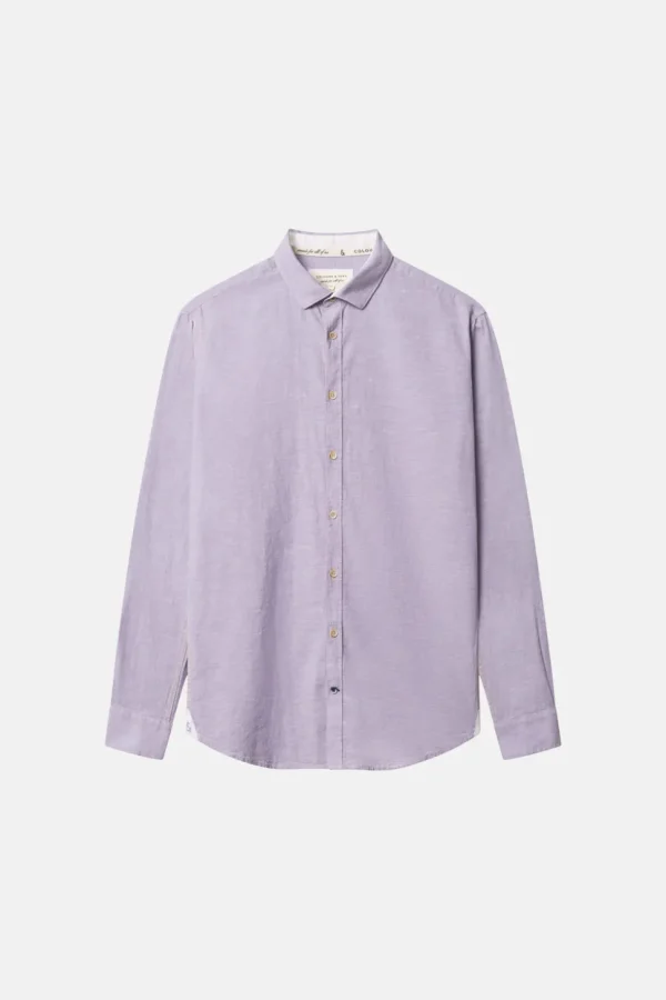 Hemd Leinen Blend - Orchid