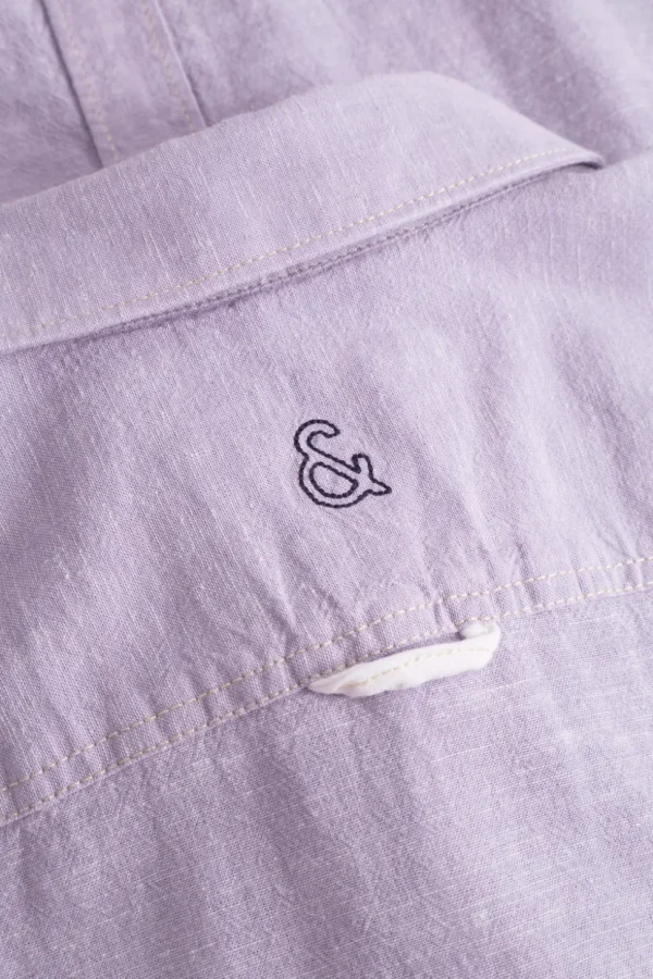 Hemd Leinen Blend - Orchid