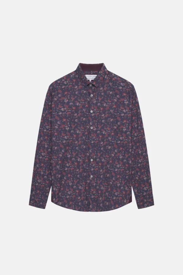 Hemd Navy Floral - Navy Floral
