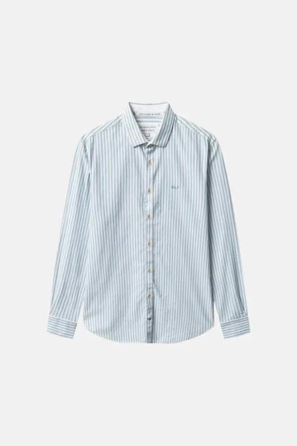Hemd Oxford Stripes - Kimono Stripes