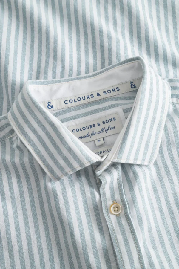 Hemd Oxford Stripes - Kimono Stripes