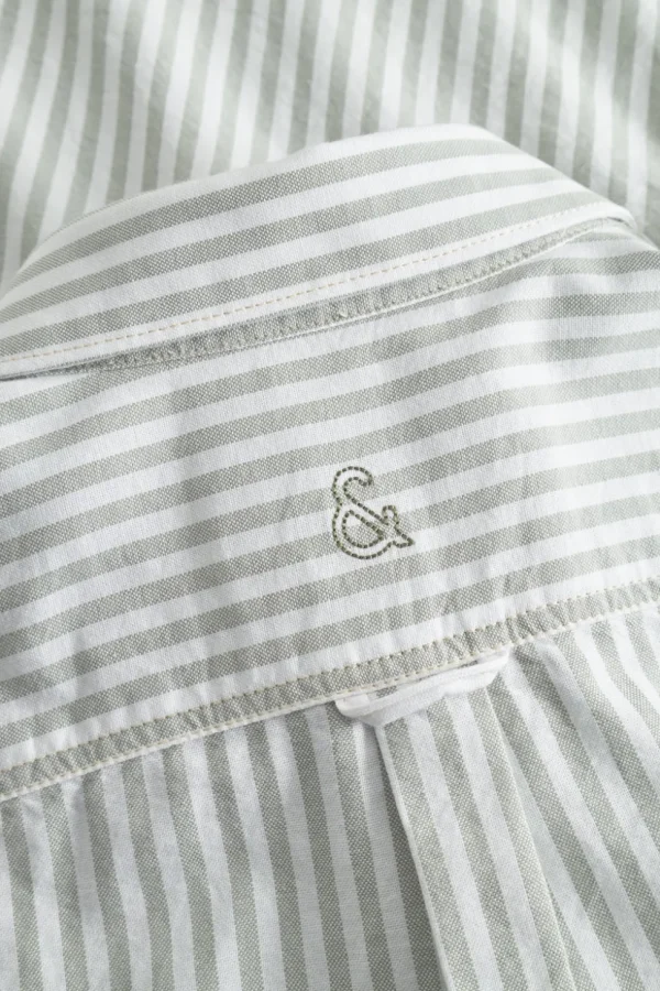 Hemd Oxford Stripes - Matcha Stripes