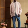 Hemd Oxford Stripes - Salmon Stripes