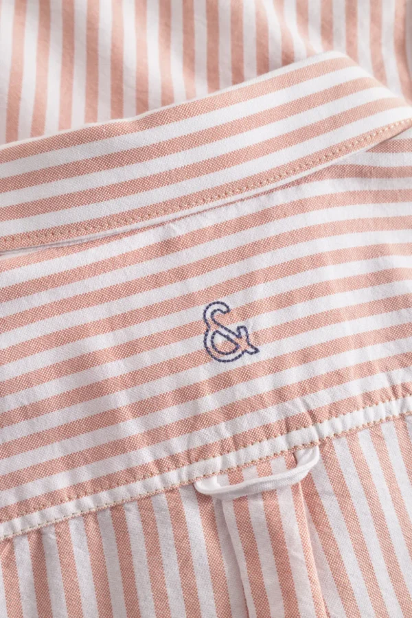 Hemd Oxford Stripes - Salmon Stripes