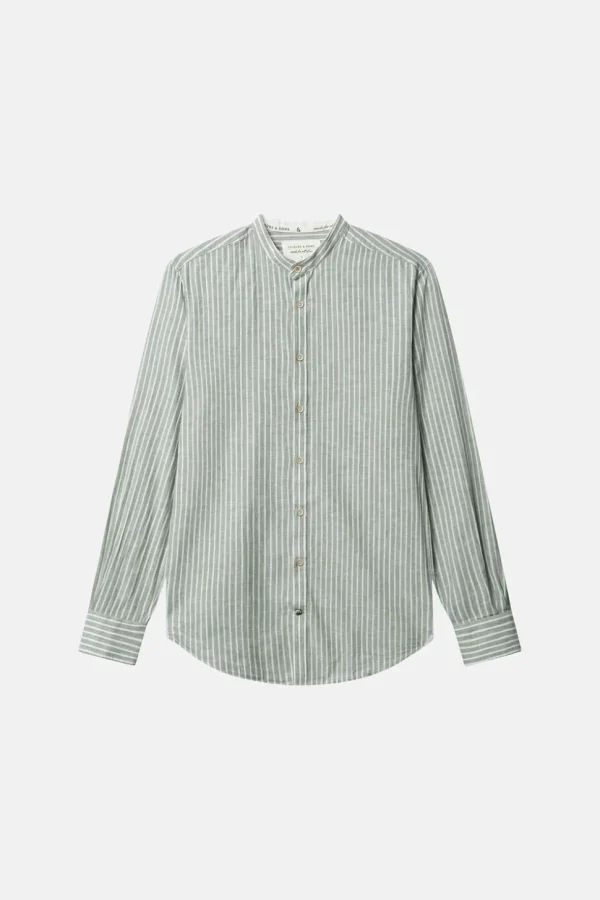 Hemd Pin-Stripes - Pistachio Stripes