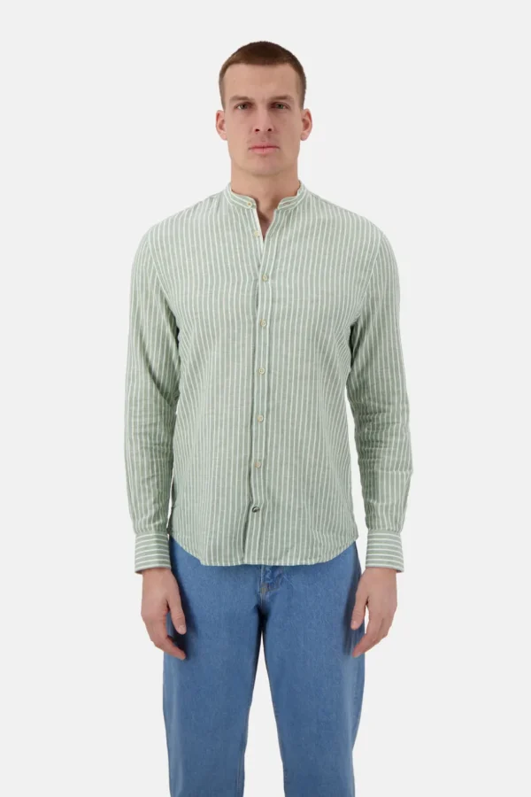 Hemd Pin-Stripes - Pistachio Stripes
