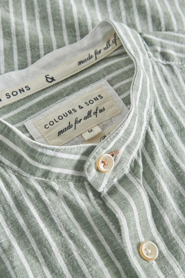 Hemd Pin-Stripes - Pistachio Stripes