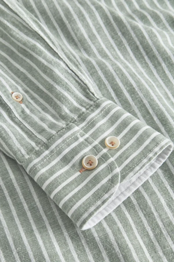 Hemd Pin-Stripes - Pistachio Stripes