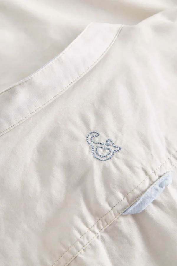Hemd Stehkragen - Offwhite
