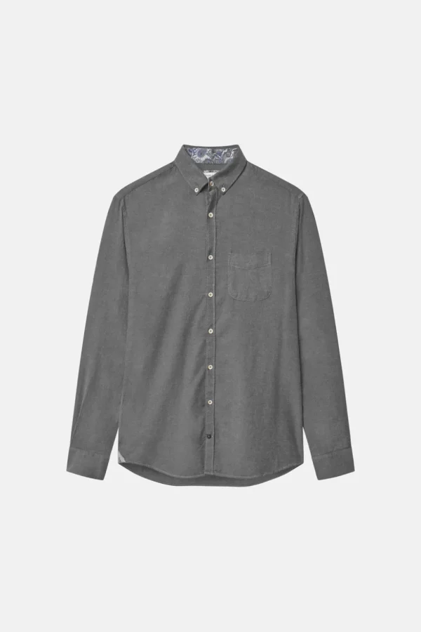 Hemd Twill Basic - Anthracite
