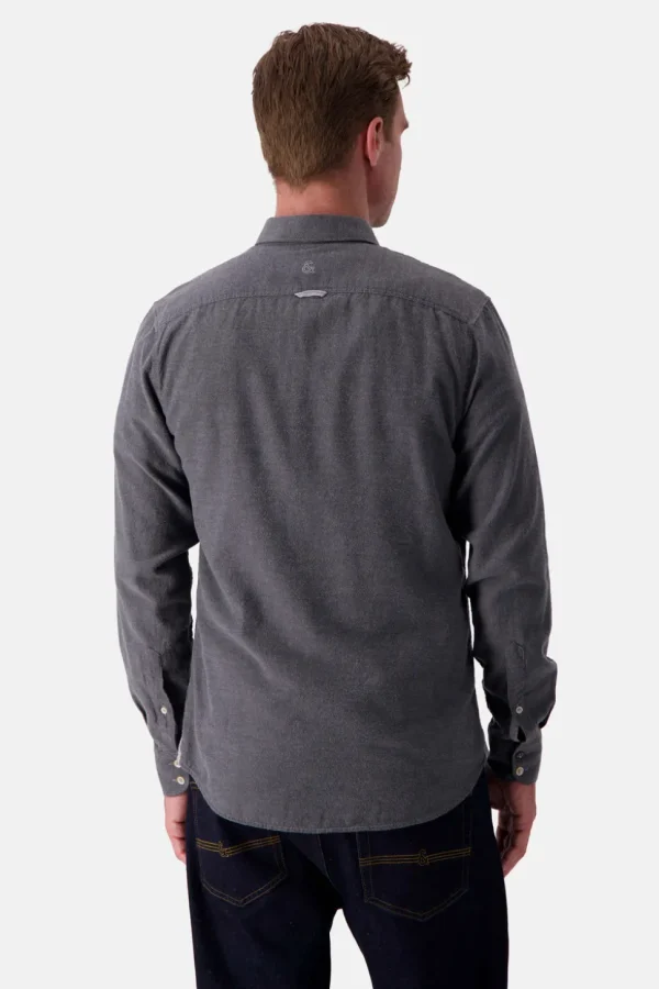 Hemd Twill Basic - Anthracite