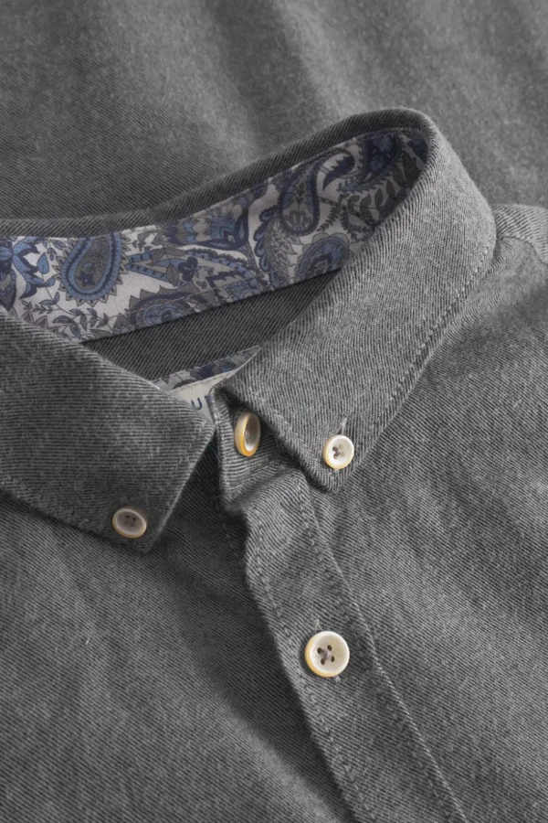 Hemd Twill Basic - Anthracite