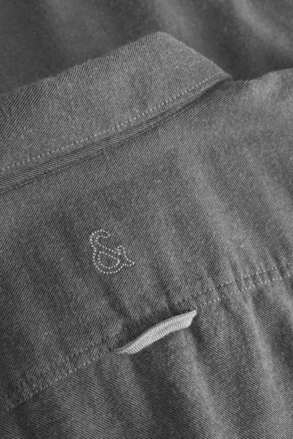 Hemd Twill Basic - Anthracite