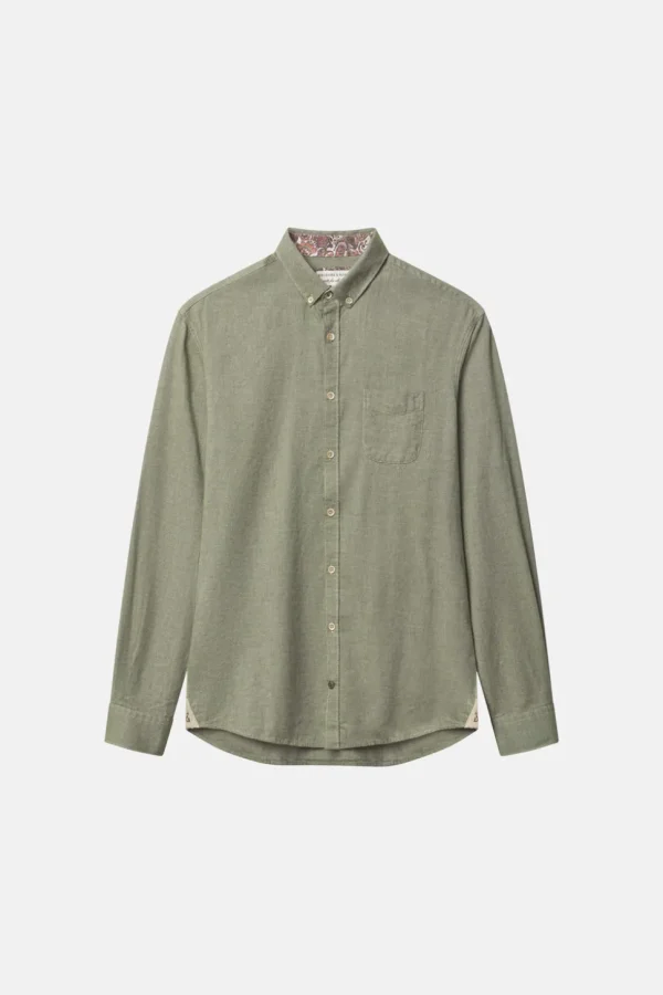 Hemd Twill Basic - Clover